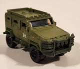 2018 Matchbox Jurassic World Textron Tiger Green Die Cast Toy Car Vehicle