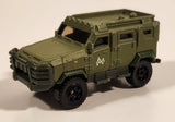 2018 Matchbox Jurassic World Textron Tiger Green Die Cast Toy Car Vehicle