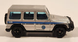 2022 Matchbox Jurassic World Dominion '18 Jeep Wrangler JL Light Grey Die Cast Toy Car Vehicle