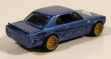 2021 Hot Wheels Replica Entertainment: Forza Horizon 4 Nissan Skyline H/T 2000GT-X Metalflake Blue Die Cast Toy Car Vehicle