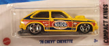 2025 Hot Wheels Compact Kings '76 Chevy Chevette NHRA Yellow Die Cast Toy Car Vehicle New in Package