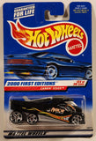 2000 Hot Wheels First Editions Cabbin' Fever Black Die Cast Toy Car Vehicle New in Package