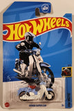 2023 Hot Wheels HW Moto Honda Super Cub Light Blue and White Die Cast Toy Car Vehicle New in Package