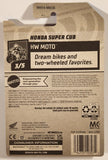 2023 Hot Wheels HW Moto Honda Super Cub Light Blue and White Die Cast Toy Car Vehicle New in Package