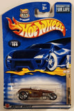 2002 Hot Wheels Hot Rod Magazine Deuce Roadster Flat Brown Die Cast Toy Car Vehicle New in Package