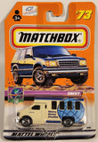 2000 Matchbox On Tour Chevy Transport Bus Dark Cream Die Cast Toy Car Vehicle New in Package