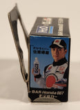 Asahi Soft Drinks Super H2O No. 1 B-A-R Honda 007 Takuma Sato Miniature Model Kit Toy Race Car Vehicle Part New in Package