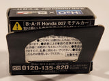 Asahi Soft Drinks Super H2O No. 1 B-A-R Honda 007 Takuma Sato Miniature Model Kit Toy Race Car Vehicle Part New in Package