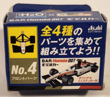 Asahi Soft Drinks Super H2O No. 4 B-A-R Honda 007 Takuma Sato Miniature Model Kit Toy Race Car Vehicle Part New in Package