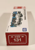 Tomy Tomica No. 131 Mitsubishi Fuso Super Great Transport Truck Teal and White Die Cast Toy Car Vehicle New in Box