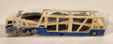 Tomy Tomica No. 131 Mitsubishi Fuso Super Great Transport Truck Teal and White Die Cast Toy Car Vehicle New in Box