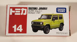 2018 Takara Tomy Tomica No. 14 Suzuki Jimny Green 1/57 Scale Die Cast Toy Car Vehicle New in Box