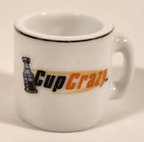 NHL Stanley Cup Crazy Mini Mug Edmonton Oilers 1984 Champs With Opponent & Score In Plastic Capsule