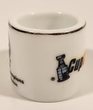 NHL Stanley Cup Crazy Mini Mug Edmonton Oilers 1990 Champs With Opponent & Score In Plastic Capsule