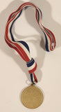 R. J. S. S. '87 Super Staff Lamp Of Knowledge Medal with Red White Blue Ribbon