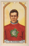 1991 Hockey Immortals C55 A Lancaster Reprint 1911-12 Imperial Tobacco Hockey Players No. 43 E. Payan Canadiens Mini Sports Trading Card