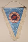 Rare Vintage Roslavl Yaroslavl Torpedo Ice Hockey Team Hanging Fabric Pennant Banner