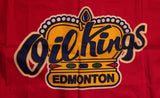 Rare 2016 2017 Inaugural Season Rogers Place CHL Edmonton Oil Kings Ice Hockey Team 23 1/2" x 37 1/2" Flag