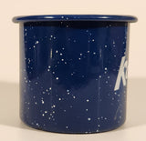Kokanee Glacier Fresh Beer Dark Blue 3" Enamel Metal Coffee Mug Cup