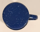 Kokanee Glacier Fresh Beer Dark Blue 3" Enamel Metal Coffee Mug Cup
