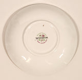 Vintage Windsor Bone China Grey and Brown Fall Autumn Leaves Tea Cup & Saucer Set