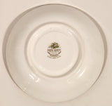 Vintage 1970s Royal Albert Flower of the Month Series January Snowdrops White Flowers Bone China Tea Cup & Saucer Set