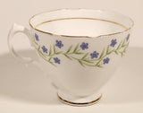 Vintage Royal Vale Bone China Violet Purple Flowers Tea Cup & Saucer Set