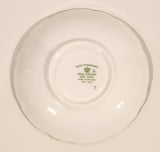 Vintage Royal Staffordshire Bone China "Roses To Remember" Red Flowers Tea Cup & Saucer Set
