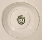 Vintage Royal Windsor Bone China Floral Emblem of Saskatchewan Prairie Lily Flower Saskatoon, Sask. 3 1/2" Trinket Dish Plate