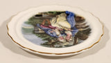 Vintage Royal Grafton Fine Bone China Colonial Couple on Bench in Garden 4" Trinket Dish Plate