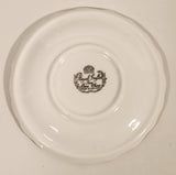 Vintage Royal Grafton Fine Bone China Colonial Couple on Bench in Garden 4" Trinket Dish Plate