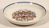 Vintage Midwinter Fine Tableware Staffordshire England H. R. H. Prince Charles Lady Diana Spencer To Commemorate Their Marriage Ich Dien 29th July 1981 Blue Rimmed  4" Trinket Dish Plate