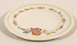 Vintage Swinnertons Staffordshire England "Majestic Vellum" Mixed Flowers 6 1/2" Desert Plate