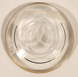 Turkish Gold Trimmed Tea Glass Cup And Saucer
