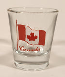 Canada Flag Clear Shot Glass