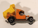 1980 Hot Wheels Dumpin' A Dump Truck Orange Die Cast Toy Car Vehicle