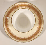 Vintage Royal Worcester Red and Gold Ornate Pattern Demitasse Tea Cup & Saucer Set
