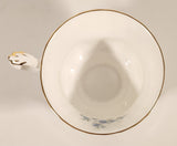 Vintage 1965 Royal Albert Bone China England Memory Lane Blue Flowers Tea Cup & Saucer Set