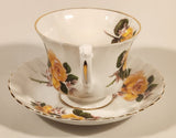 Vintage Royal Albert Bone China England Yellow Rose Flowers Tea Cup & Saucer Set