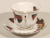 Vintage 1959 Royal Albert Bone China England The Loomcrofters New Brunswick Tartan Tea Cup & Saucer Set