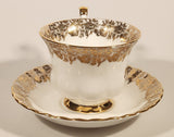 Vintage Royal Albert Bone China England Mother Ornate Gold Pattern Tea Cup & Saucer Set