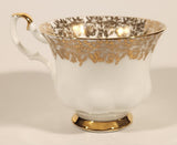 Vintage Royal Albert Bone China England Mother Ornate Gold Pattern Tea Cup & Saucer Set