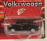 2005 RC2 Playing Mantis Johnny Lightning Volkswagen 2001 Microbus Concept Black Die Cast Toy Car Vehicle with Bonus Mini Car Cover New in Package
