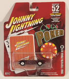 2005 RC2 Playing Mantis Johnny Lightning Poker 1967 Toyota 2000 GT Convertible Dark Red Die Cast Toy Car Vehicle with Poker Chip and Playing Card New in Package