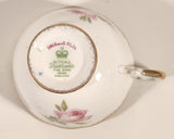 Vintage Royal Standard Fine Bone China England Orleans Rose Pink Flowers Tea Cup