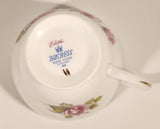 Vintage Duchess Bone China England Edithe Pink Flowers Tea Cup