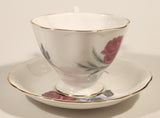 Vintage Royal Albert Bone China England Red Rose Flowers Tea Cup & Saucer Set