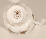 Vintage Royal Albert From Sea To Sea Fall Autumn Maple Leaf Pattern Tea Cup & Saucer Set