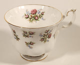 Vintage Royal Albert Fine Bone China England Winsome Pink Roses Tea Cup & Saucer Set