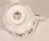 Vintage Royal Albert Fine Bone China England Winsome Pink Roses Tea Cup & Saucer Set